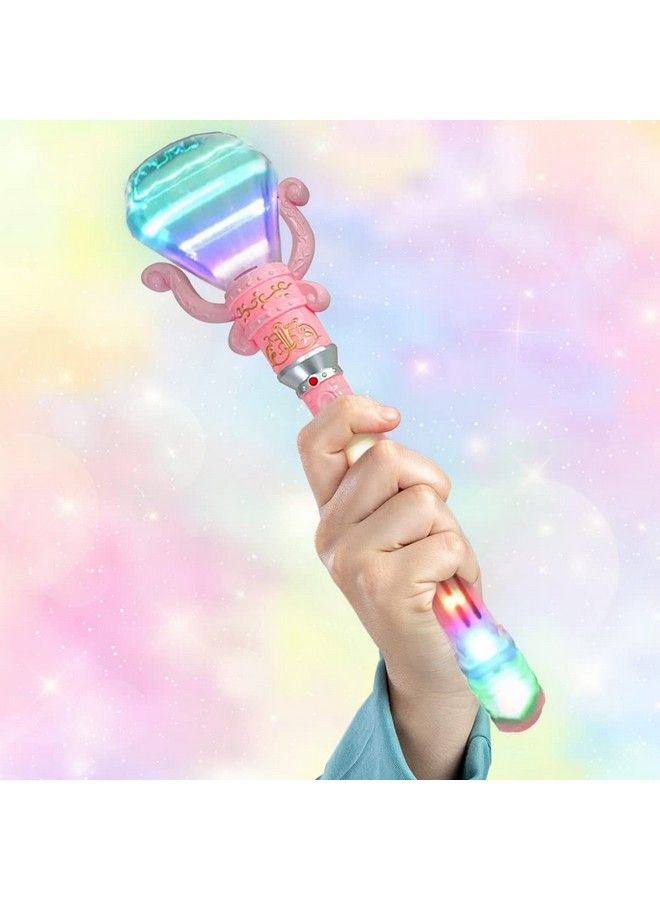 ArtCreativity Light Up Diamond Wands For Kids Set Of 2 Princess Led Wands For Girls And Boys With Spinning Leds And Batteries Included Princess Toys For Hours Of Pretend Play Pink And Blue - Image 5