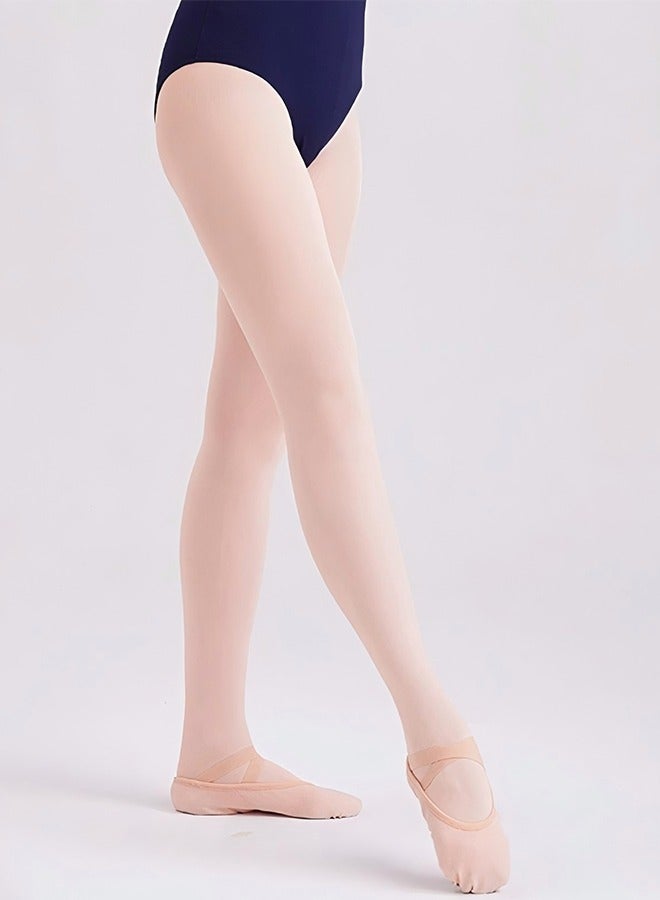Women's Professional Ballet Tights - High Waist, Super Stretch, Skin Tone Dance Tights For All Seasons - Image 3