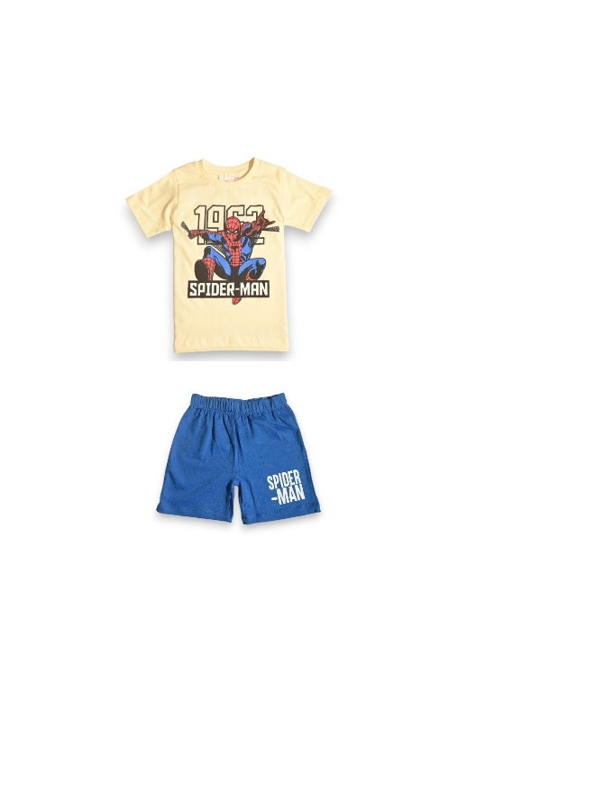 سبايدر مان طقم تيشيرت وشورت سبايدرمان للأولاد - Image 1