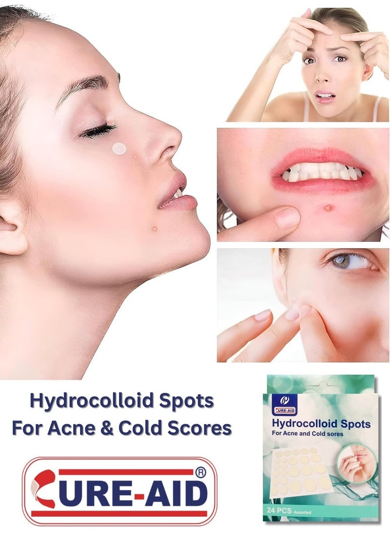 كيور إيد بلاستر لتغطية حبوب الشباب شفاف 24 قطعة - Image 4