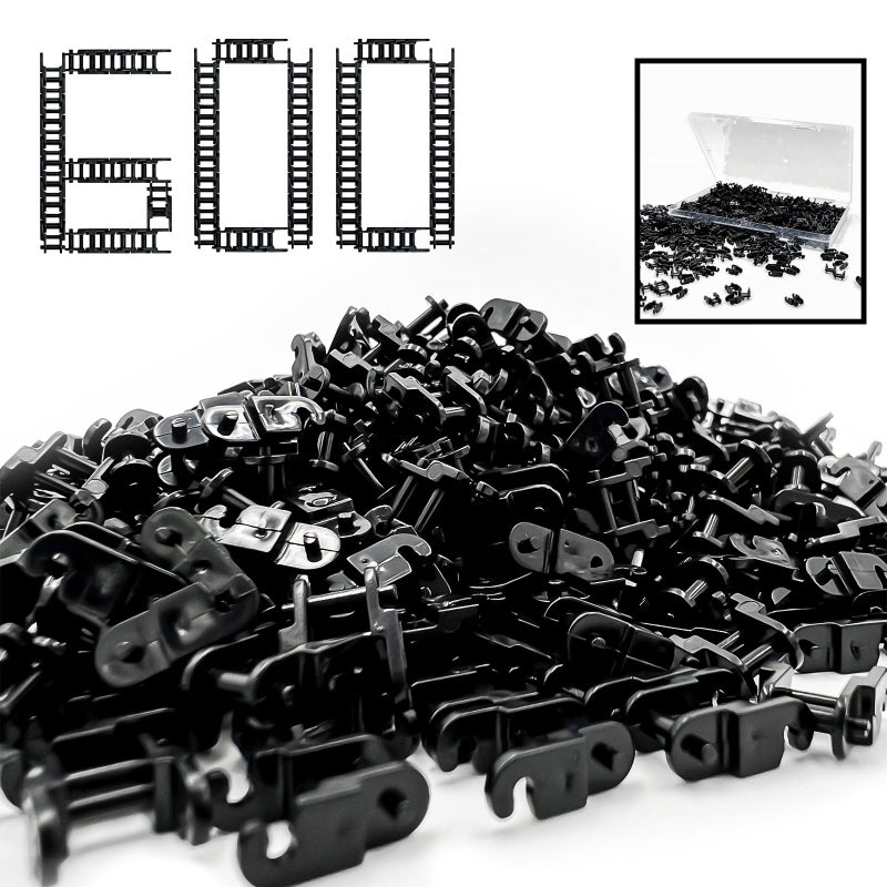 TZBTSTEAM 600PCS Technical Chain Link Tread Compatible with legoes 3711 and Other Brands Build Custom Tracks Vehicles Tank Track - Image 3