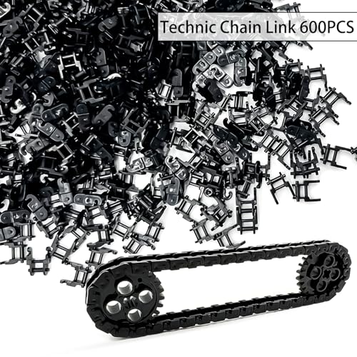 TZBTSTEAM 600PCS Technical Chain Link Tread Compatible with legoes 3711 and Other Brands Build Custom Tracks Vehicles Tank Track - Image 5