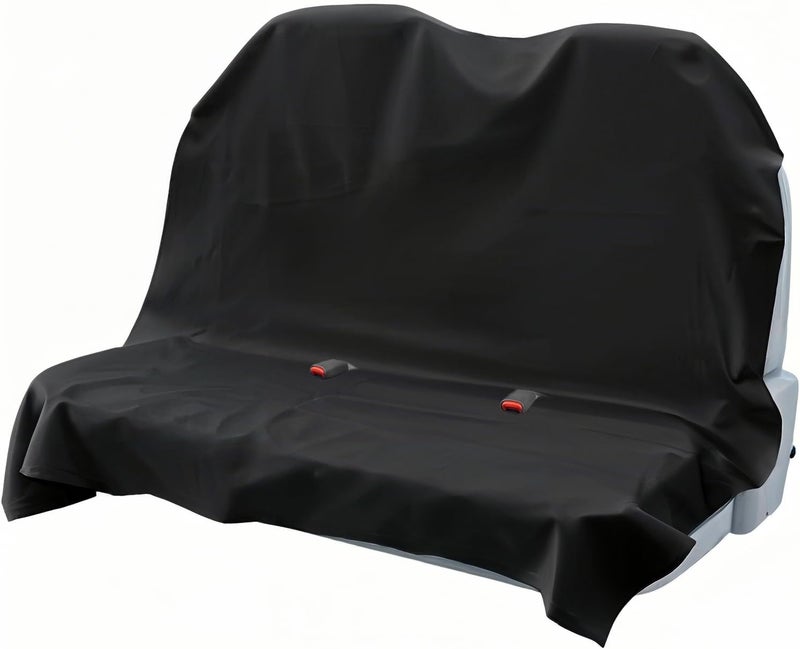 CICMOD Universal Waterproof Black Heavy Duty PU Leather Car Bench Seat Cover for Pets - Image 1
