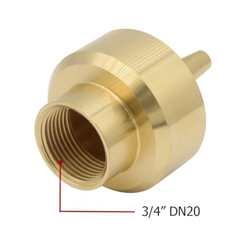 Hooshing Brass Fountain Nozzle Heads 3/4" DN20 Column Multi Direction Water Spray Nozzles Sprinkle Garden Pond Amusement Park - Image 3
