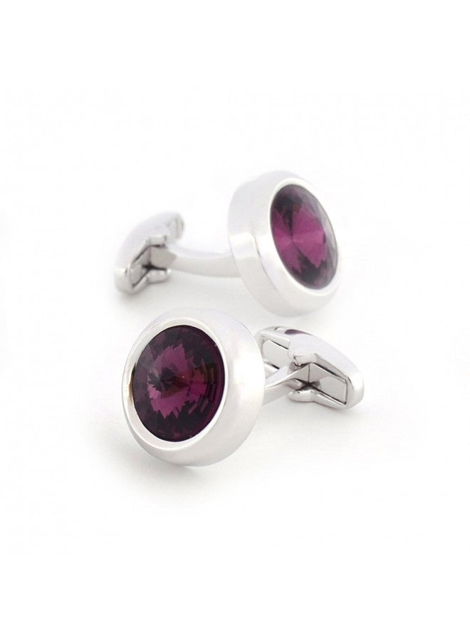 MERIT OCEAN Charm Style Cufflinks Fancy Crystal Cuff Links - Image 2