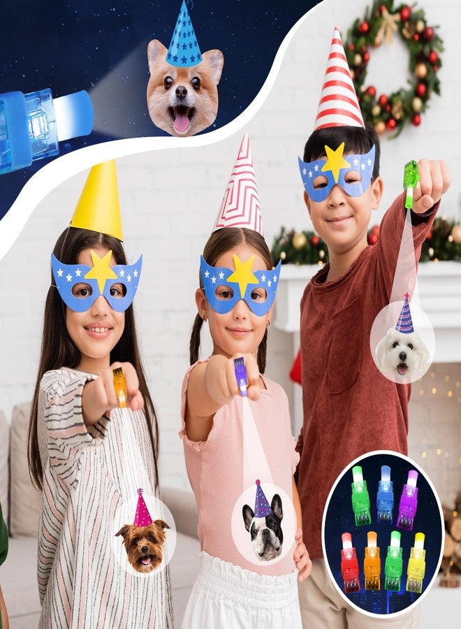 Oitnlaughter 36Pcs Dog Themed LED Finger Lights Puppy Party Favors Glow in the Dark Light Up Finger Lights Toys Bulk for Birthday Party Favors Treasure Box Goodie Bag Stuffer Birthday Gifts Classroom Prize - Image 5