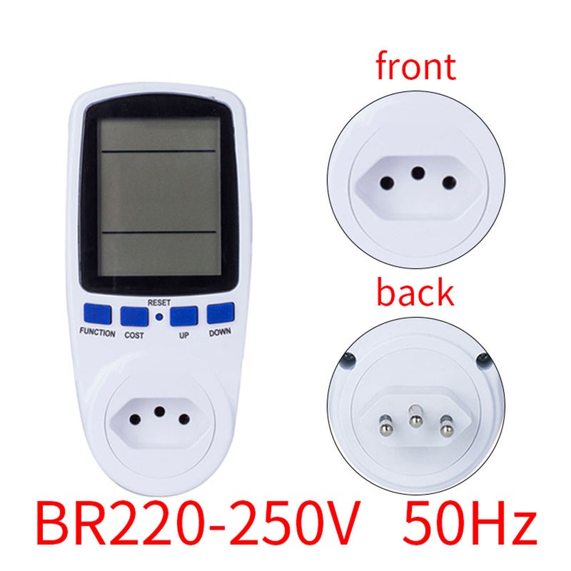Digital LCD Energy Meter Wattmeter Monitoring Device Wattage Electricity Kwh Power Measuring Analyzer - Image 2