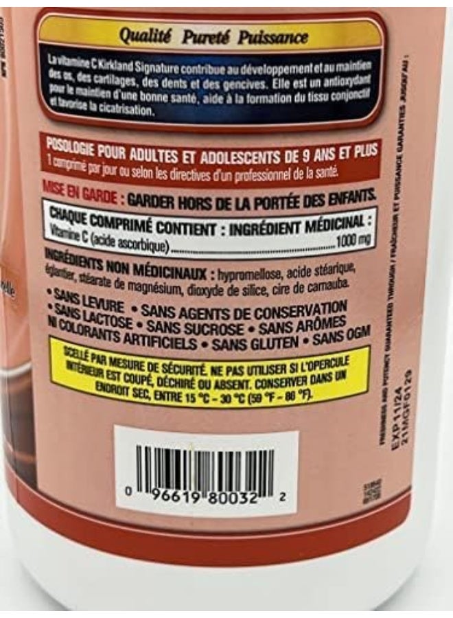 Kirkland Signature Kirkland Signature Vitamin C, 1000mg, 500 Tabs  - Image 4