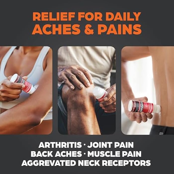 ThermaCare Arthritis Pain Relief Roll-On - Capsaicin Pain Relief for Joint & Muscle Pain - Warming Topical for Arthritis, Stiffness, & Aches - Mess-Free Roll-On for Daily Comfort Use - 2.5 oz - Image 5