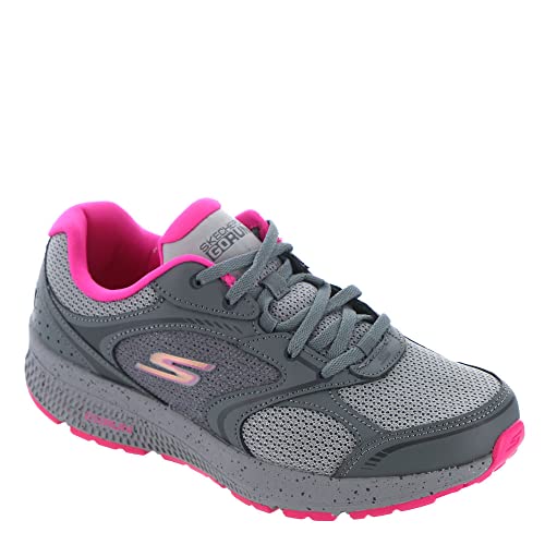 Skechers GO Run CONSISTENT - Vivid Horizon, Gray/Pink, 7 - Image 1