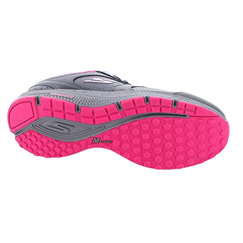 Skechers GO Run CONSISTENT - Vivid Horizon, Gray/Pink, 7 - Image 3