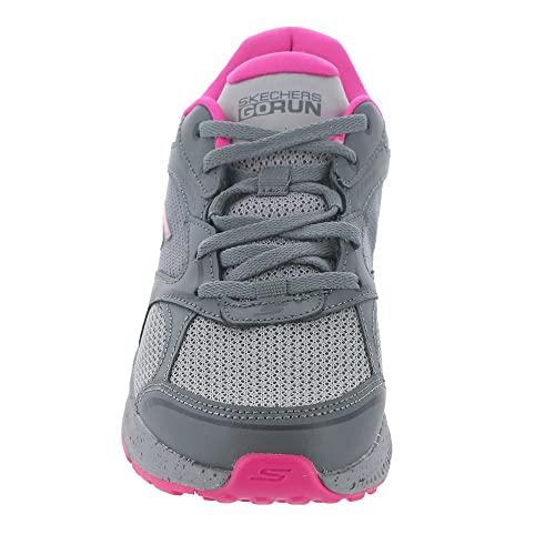 Skechers GO Run CONSISTENT - Vivid Horizon, Gray/Pink, 7 - Image 5