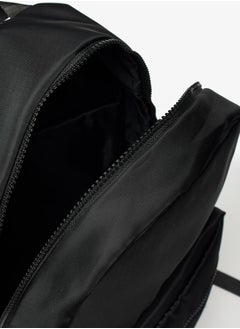 Oaklan by Shoexpress Logo Applique Backpack with Adjustable Straps - 36x30x15 cm  - Image 4