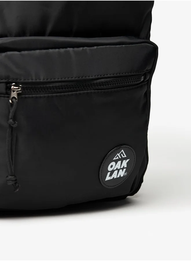شو اكسبرس Logo Applique Backpack with Adjustable Straps - 36x30x15 cm