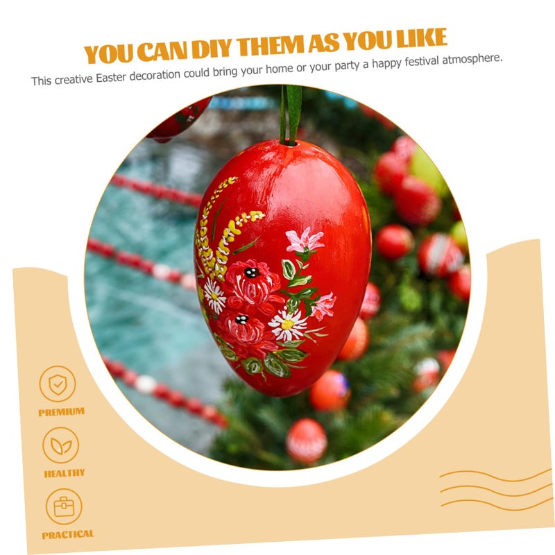 10 Wooden Easter Egg Decorations For DIY Crafts And Party Decor - Image 5