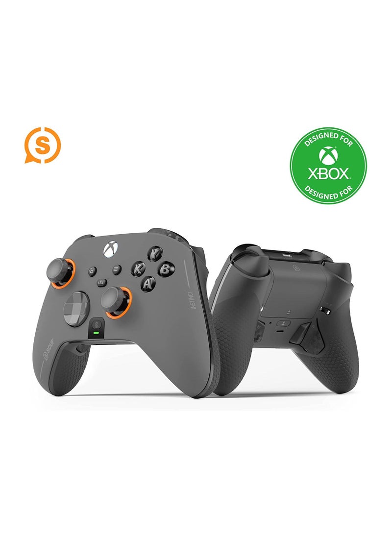 SCUF - Instinct Pro Custom Wireless Performance Controller for Xbox Series X|S - Steel Gray - Image 1