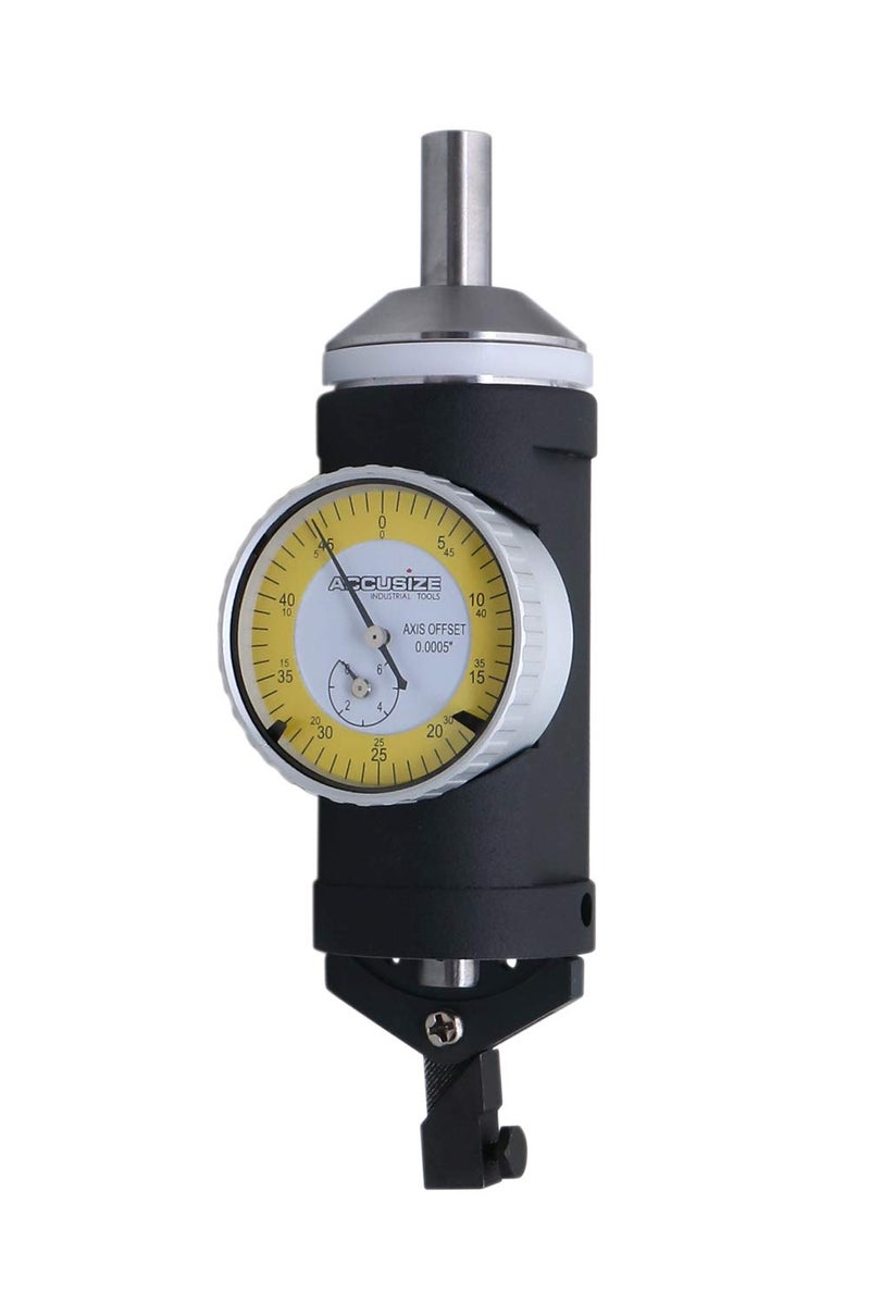 Accusize Industrial Tools 0-0.15 inch by .0005'' Graduations, Co-Ax Indicator, Coaxial Centering, Yellow Dialing Face, Jd21-0003 - Image 3
