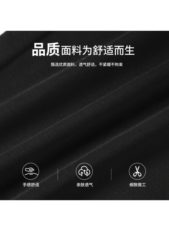 FOLUNSI men's Casual Pants - Elastic Waist Straight Leg Versatile Everyday Office Trousers - Image 5