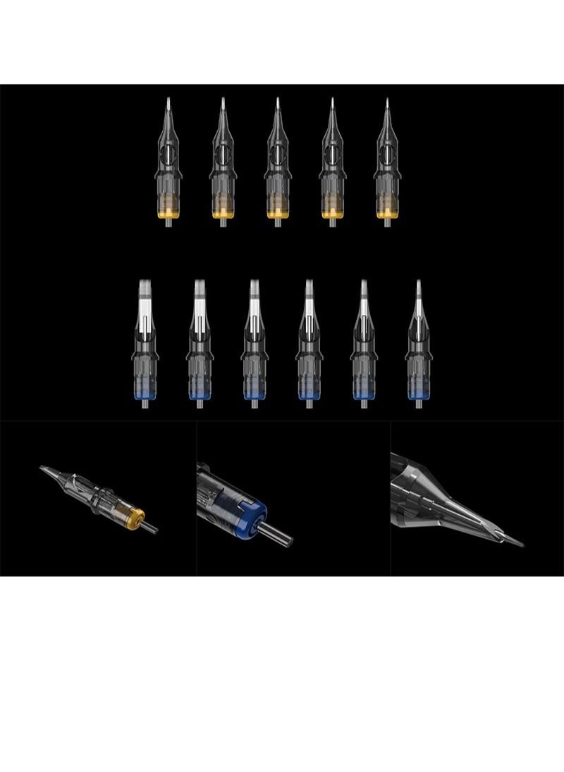 HaLunhi Tattoo Kit，Professional Tattoo Kit Rotary Tattoo Machine Set，Tattoo Pen with Tattoo Needle Power Supply Pedal Tattoo Ink，28pcs for Beginner Tattoo Artist  - Image 5
