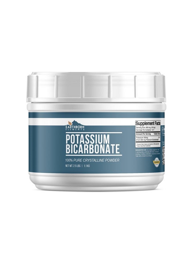إيرثبورن إيليمنتس بيكربونات البوتاسيوم من Earthborn Elements (2.5 رطل)، عبوة خالية من الفوضى، نقية وغير مخففة - Image 1