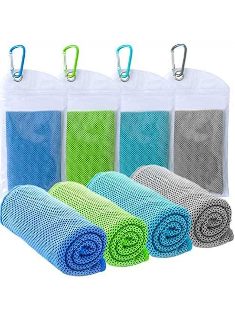 Y&D 4 Piece Sports Quick Drying Ice Towel - Image 1