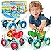 Kimicare Monster Truck Toys Light Up Monster Trucks for Boys Age 47 Toy Cars for Toddlers 13 with Shark Bull Crocodile Truck Musical Press and Go Cars Kids Gifts for Birthday Easter Basket Stuffers - Image 2