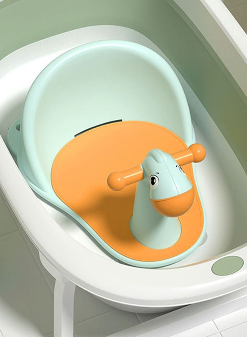 Baby Bath Chair For 6-18 Months Infant Toddler Bath Seat For Sit-Up Anti-Slip Bath Chair-Sky Blue - Image 2