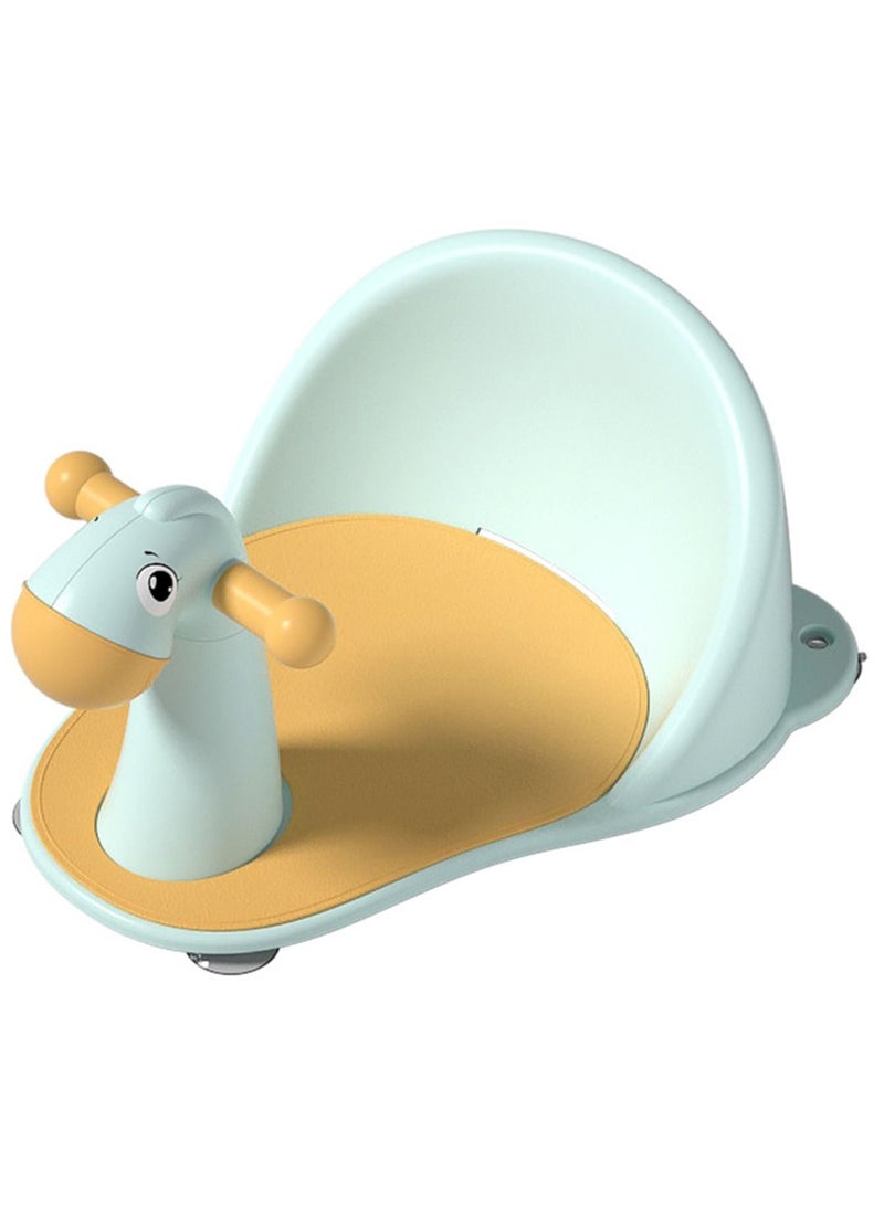 Baby Bath Chair For 6-18 Months Infant Toddler Bath Seat For Sit-Up Anti-Slip Bath Chair-Sky Blue - Image 3
