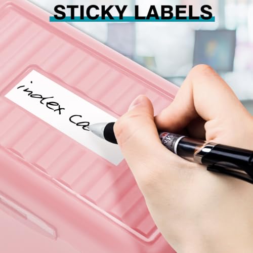H4D Index Card Holder 3x5, Index Card Box Organizer Case, 3x5 Flash Note Card Holder, 3 Packs (Pastel Colors) - Image 4