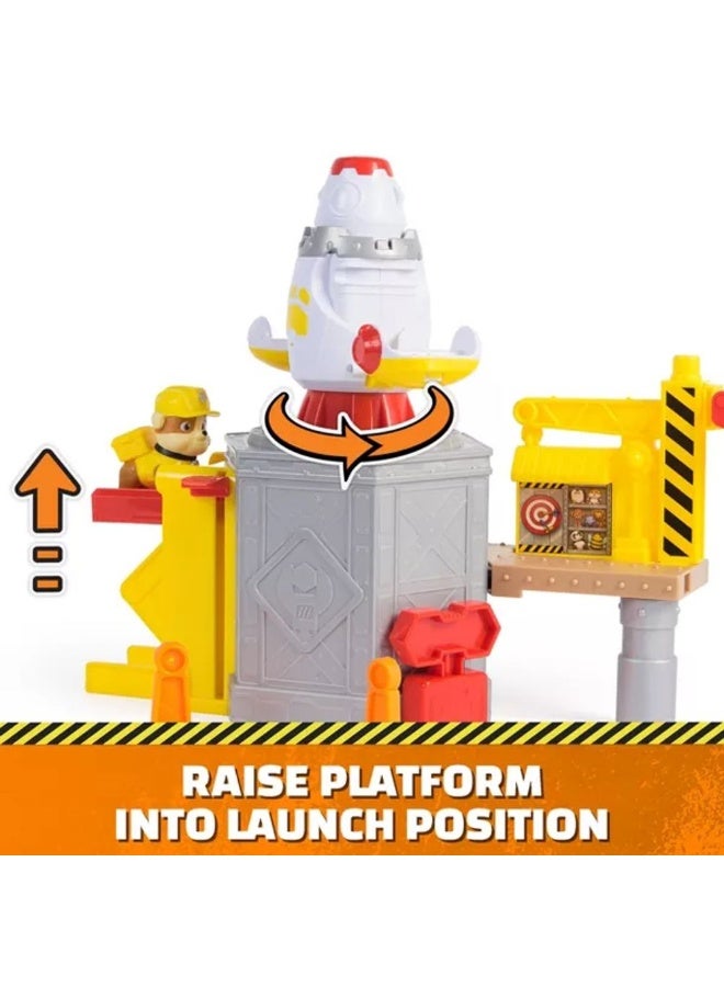PAW PATROL مجموعة ألعاب سفينة الفضاء من روبل وطاقم الإطلاق والدوران (27.94 سم) - Image 2