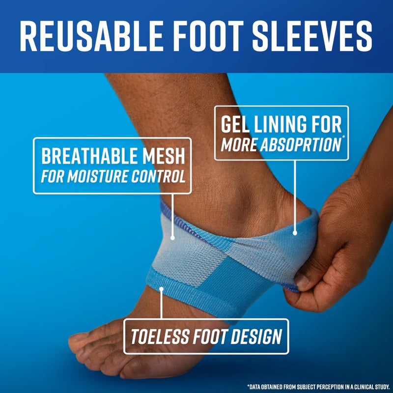 O'Keeffe's Oâ€™Keeffeâ€™s for Healthy Feet Heel Repair Kit with Urea & Lactic Acid â€“ (1 Pair) Reusable Foot Sleeves + 3 oz. Intense Renewal Foot Cream, Exfoliates & Softens Dry Heels - Image 4