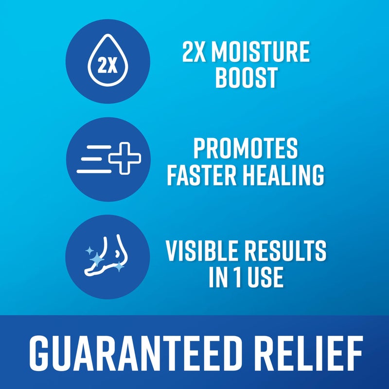 O'Keeffe's Oâ€™Keeffeâ€™s for Healthy Feet Heel Repair Kit with Urea & Lactic Acid â€“ (1 Pair) Reusable Foot Sleeves + 3 oz. Intense Renewal Foot Cream, Exfoliates & Softens Dry Heels - Image 3