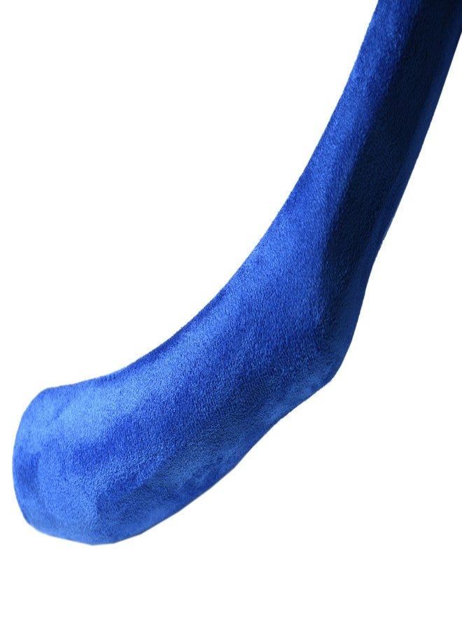 PartsTo Quick Install Sporty Suede Steering Wheel Cover with Blue Grips Universal fit Any 14.5 to 15 inches Car Sedan Coupe SUV Pickup - Image 3