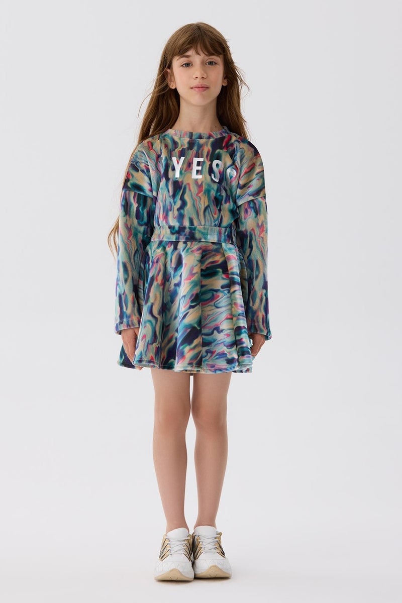 TYESS Bg Store Girl Patterned Skirt  - Image 1