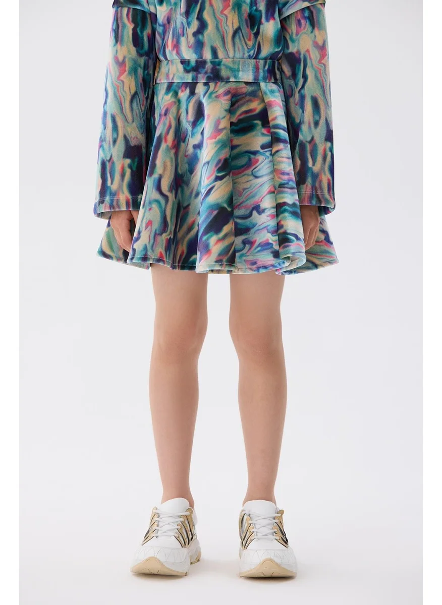 تايس Bg Store Girl Patterned Skirt