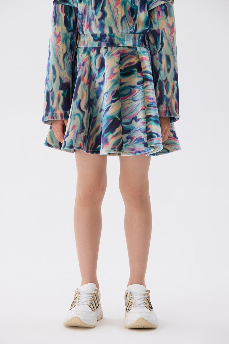 TYESS Bg Store Girl Patterned Skirt  - Image 2
