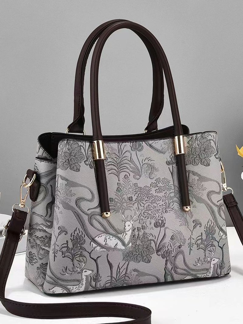 High-Grade Bag For Women 2023 New Summer Popular Shoulder Messenger Bag Niche Design Embroidered Portable Diana Bag - Image 5