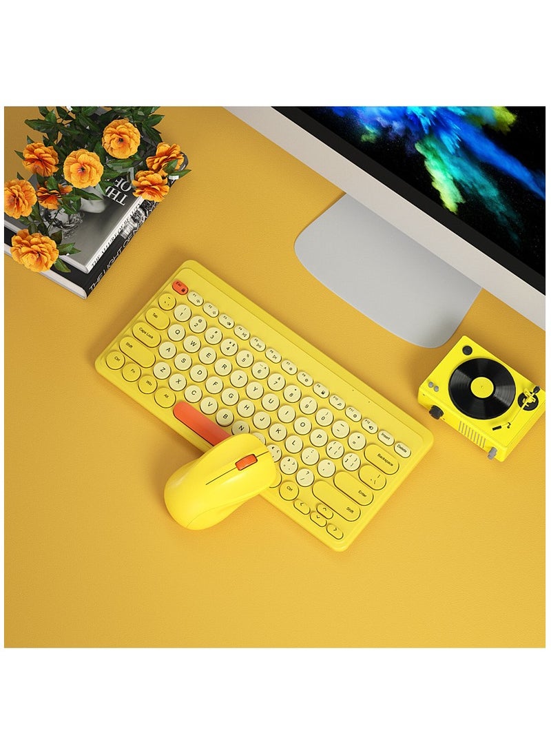 KUYING Laptop External Keyboard Wireless Mouse Home Set  - Image 1
