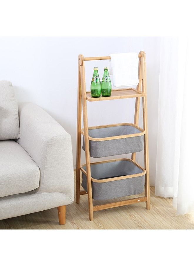 NKX 3 Tier Multifunctional Adjustable Storage Shelf With Rack  - Image 1