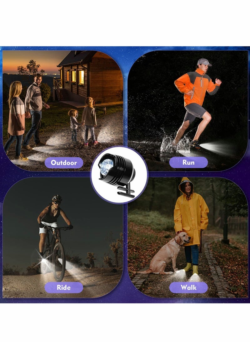 SYOSI 2 Pcs Croc Charm Croc Headlights Waterproof Shoes Lights Charms for Dog Walking Handy Camping Suitable for Adults Kids - Image 2