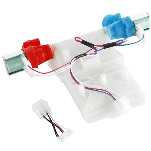 Semzohc W11101906 w10869803 ntw4516fw3 Washer Washing Water Inlet Valve Compatible with whirl-pool, ama-na, cro-sley Washer NTW4655EW1, NTW4665GW0, NTW4516FW2, NTW4516FW3, NTW4516FW4, NTW4605EW1 - Image 1