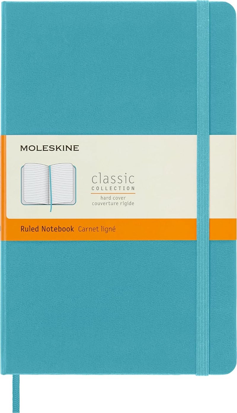 Moleskine Classic Ruled Notebook - Reef Blue - Image 1