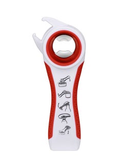 5 In 1 Bottles Jars Cans Manual Opener Red 65g