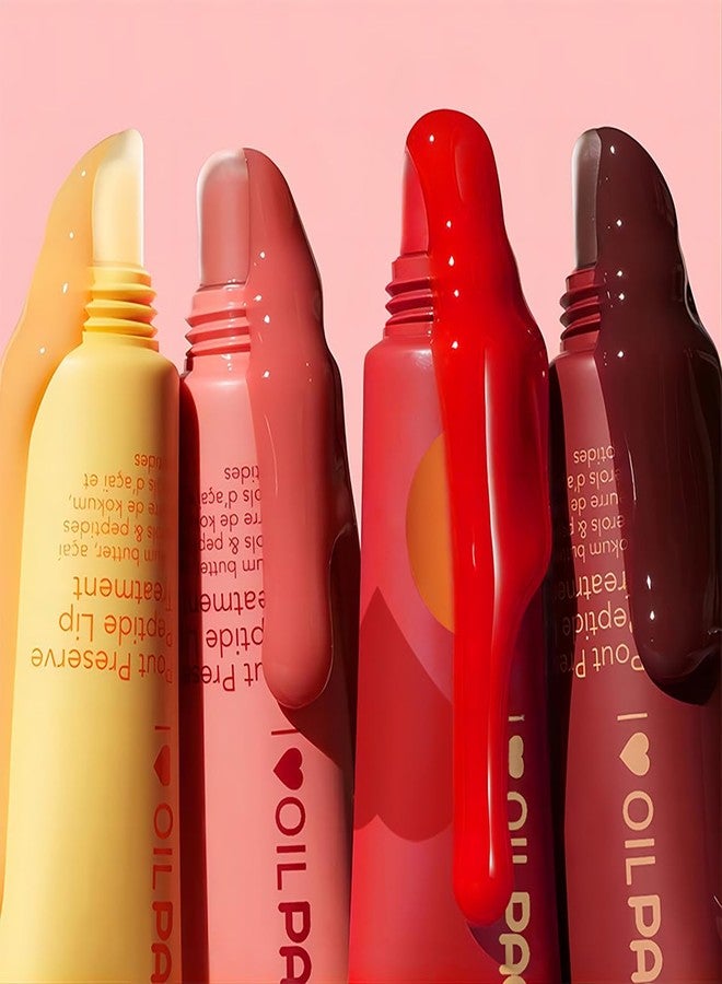 Skynest 4 Color Lip Butter Balm, Moisturizing Squeeze Lip Mask and Lip Balm for Instant Moisture, Shine and Hydration For A Sheer Tint Of Color - Image 5