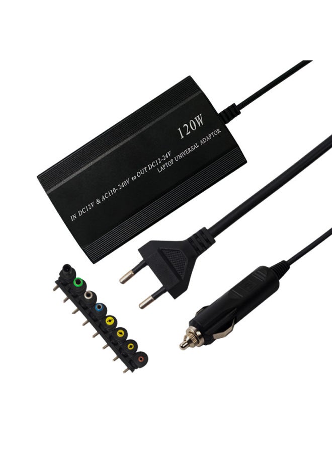 100W Adjustable Power Adapter 120W Dual-use Adjustable Power Car Charging Adapter Multi-Function Charger-Color:120w8 Dc Adapters-Specifications:Australian Regulations