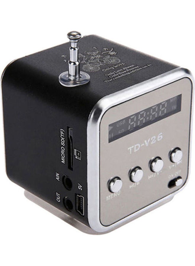 NIBEMINENT TD-V26 Mini Portable Sound Speaker Black