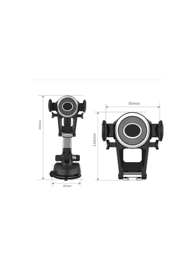 S-TOP Heavy Duty Phone Holder Mount, Long Arm Adjustable Super Suction Cup for Dashboard and Windshield, Universal Cell Phone Holder for Trucks Cars SUVs Vans - Image 5