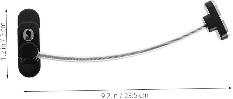 5Pcs Child Safety Locks For Sliding Windows Easy Install With Screws And Key - Image 3