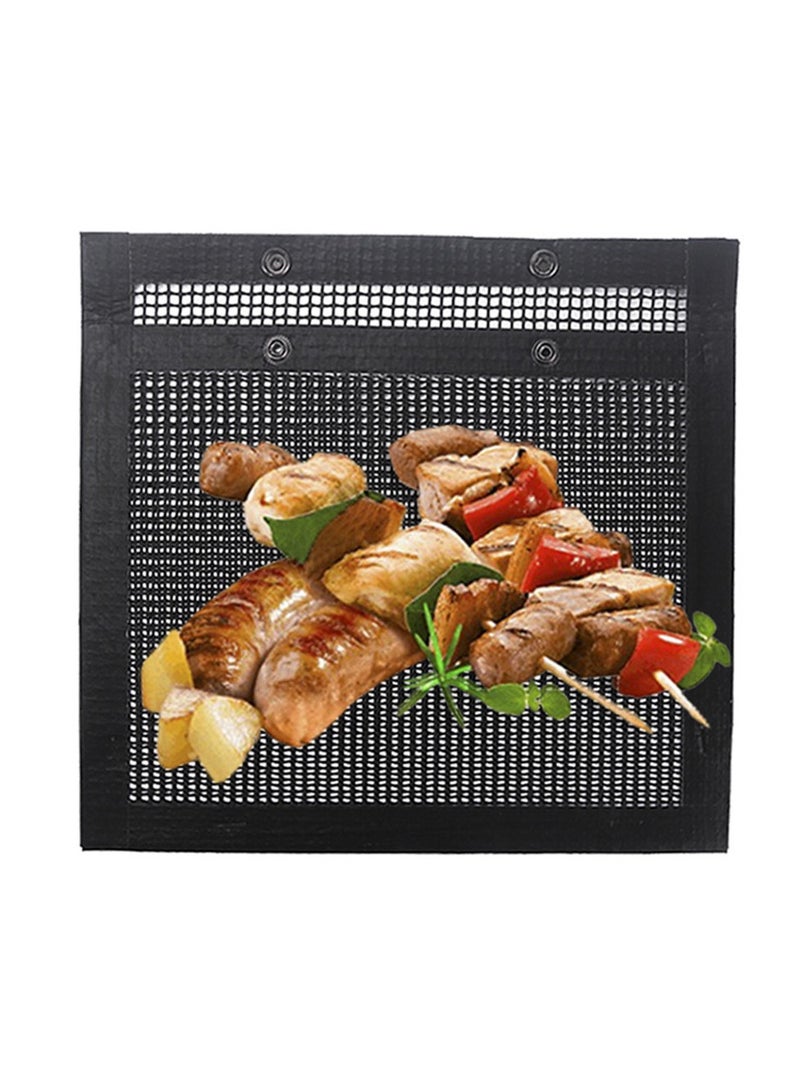 Mesh Grill Bags Reusable Non-Stick BBQ Barbecue Bags for Charcoal Gas Smokers BBQ Veggie Grill Bags - Image 1