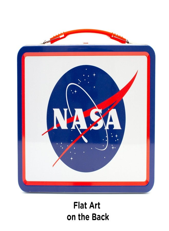AQUARIUS NASA Logo Large Fun Box - Sturdy Tin Storage Box with Plastic Handle & Embossed Front Cover - Officially Licensed NASA Merchandise and Collectible Gift for Kids, Teens & Adults, 8" - Image 4